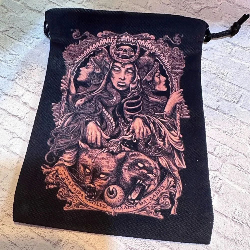 Tarot Oracle Cards Graphic Drawstring Bag - Picture 1 of 4